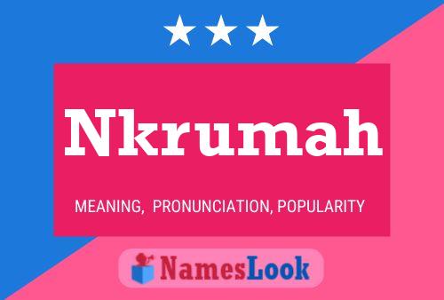 Poster del nome Nkrumah