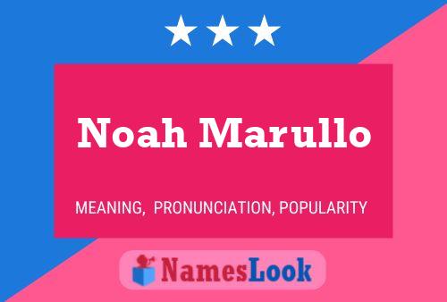 Poster del nome Noah Marullo