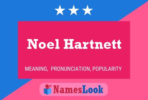 Poster del nome Noel Hartnett