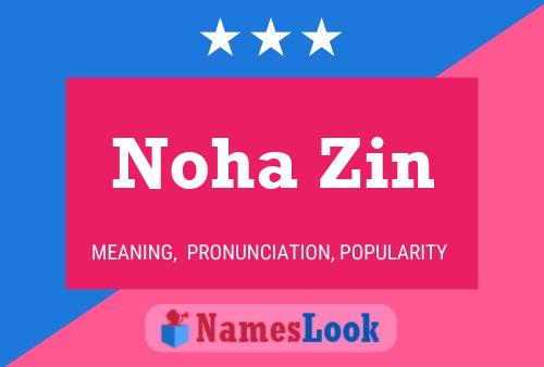 Poster del nome Noha Zin