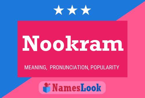 Poster del nome Nookram