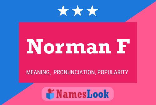 Poster del nome Norman F