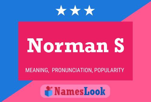 Poster del nome Norman S