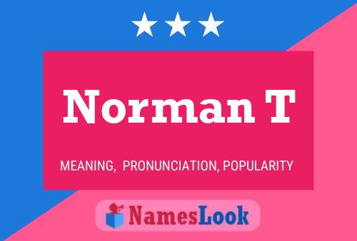 Poster del nome Norman T