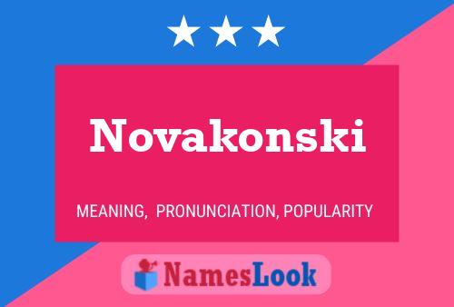 Poster del nome Novakonski