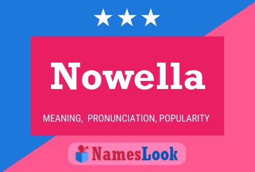 Poster del nome Nowella