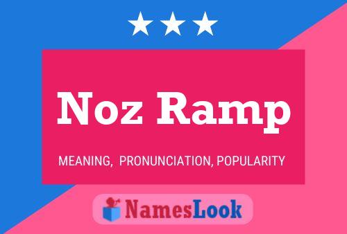 Poster del nome Noz Ramp