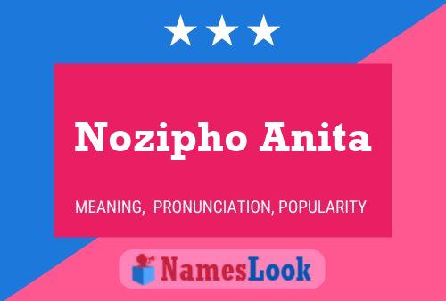 Poster del nome Nozipho Anita