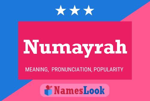 Poster del nome Numayrah