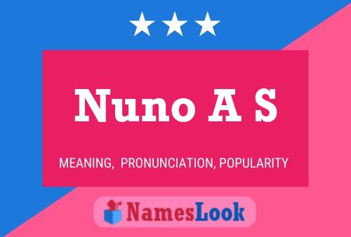 Poster del nome Nuno A S