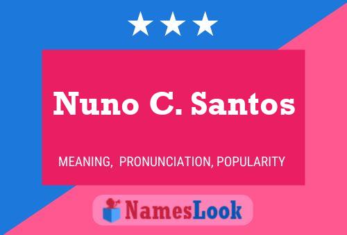 Poster del nome Nuno C. Santos