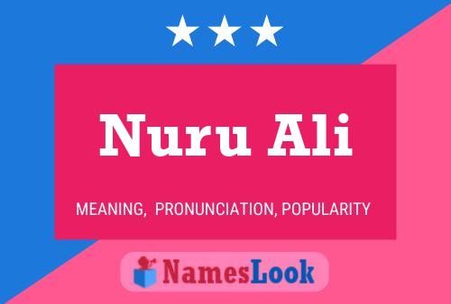 Poster del nome Nuru Ali