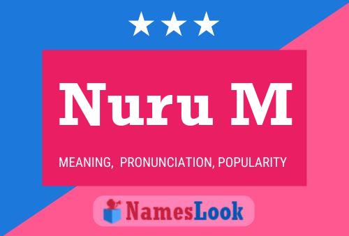 Poster del nome Nuru M