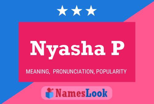 Poster del nome Nyasha P