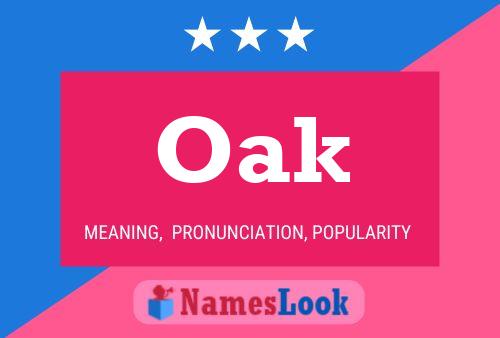 Poster del nome Oak