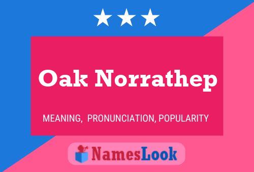 Poster del nome Oak Norrathep