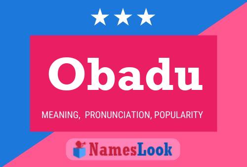 Poster del nome Obadu