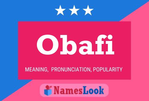 Poster del nome Obafi