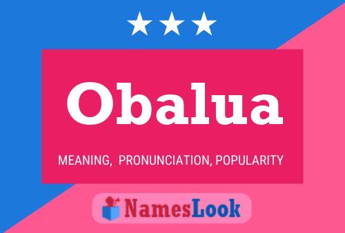 Poster del nome Obalua