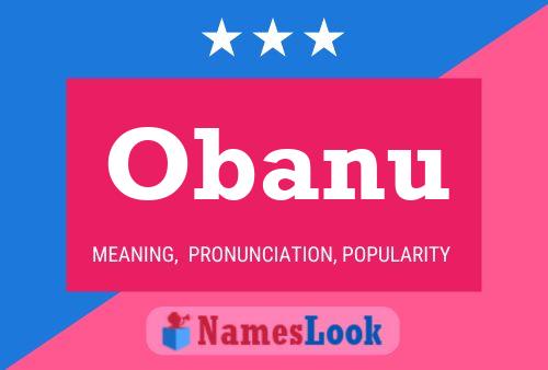 Poster del nome Obanu