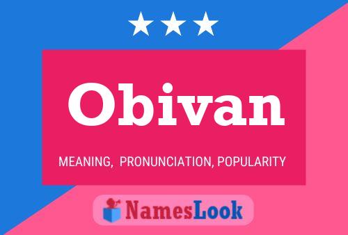 Poster del nome Obivan