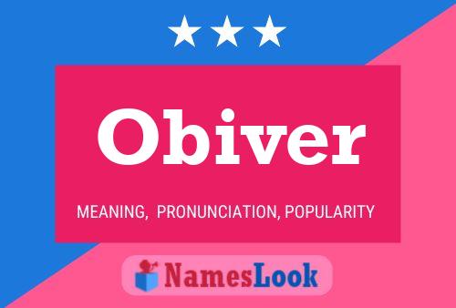 Poster del nome Obiver