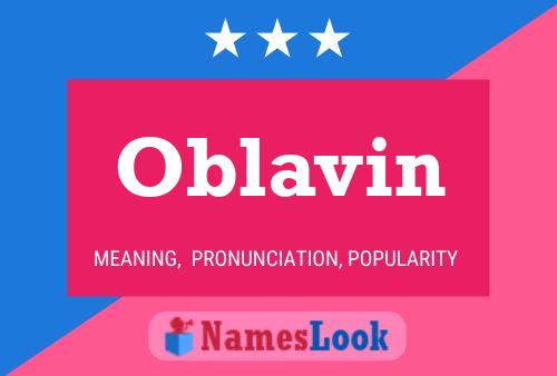 Poster del nome Oblavin