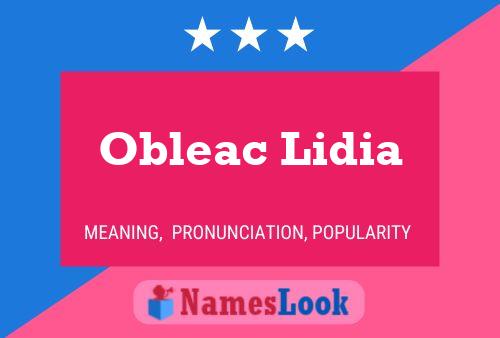 Poster del nome Obleac Lidia