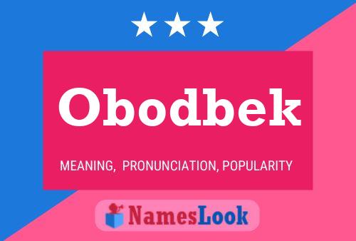 Poster del nome Obodbek