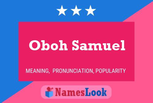 Poster del nome Oboh Samuel