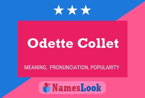 Poster del nome Odette Collet