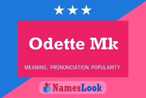 Poster del nome Odette Mk