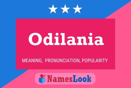 Poster del nome Odilania