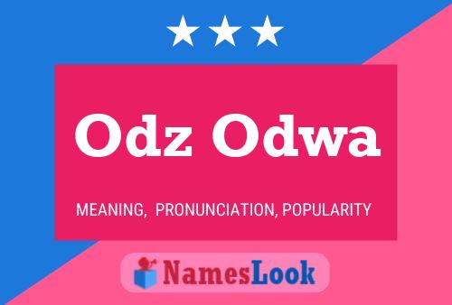 Poster del nome Odz Odwa