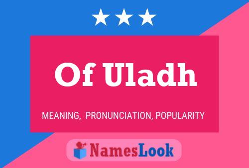 Poster del nome Of Uladh