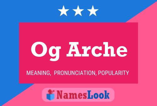 Poster del nome Og Arche