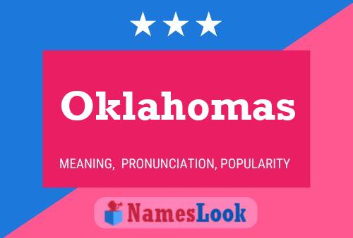 Poster del nome Oklahomas