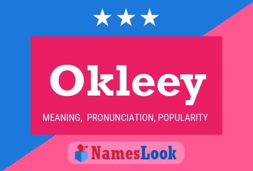 Poster del nome Okleey