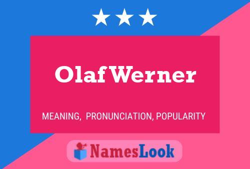 Poster del nome Olaf Werner