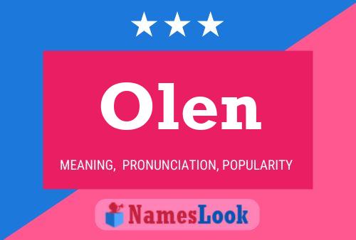 Poster del nome Olen