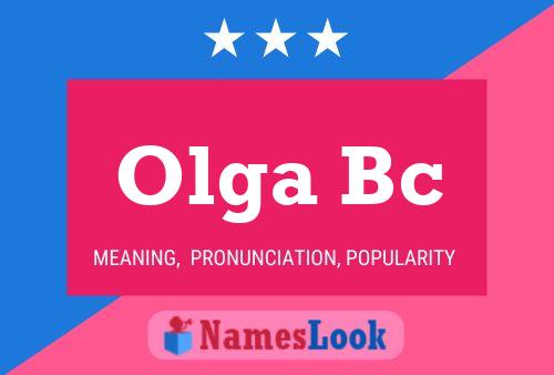 Poster del nome Olga Bc