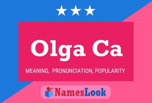 Poster del nome Olga Ca