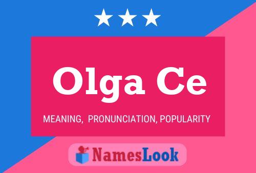 Poster del nome Olga Ce