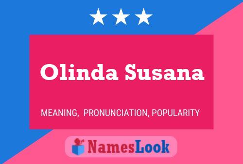 Poster del nome Olinda Susana