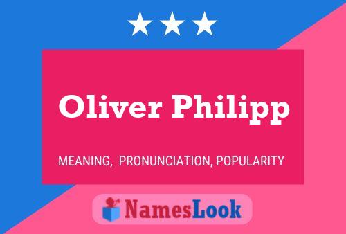 Poster del nome Oliver Philipp