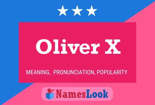 Poster del nome Oliver X