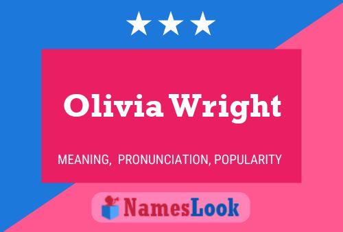 Poster del nome Olivia Wright