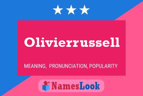 Poster del nome Olivierrussell