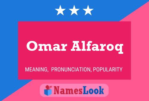 Poster del nome Omar Alfaroq