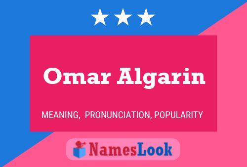 Poster del nome Omar Algarin